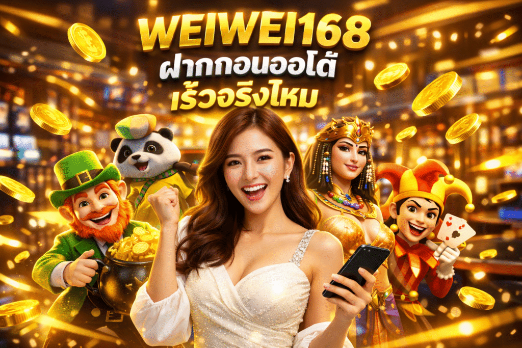 WEIWEI168 ฝากถอนออโต้ เร็วจริงไหม